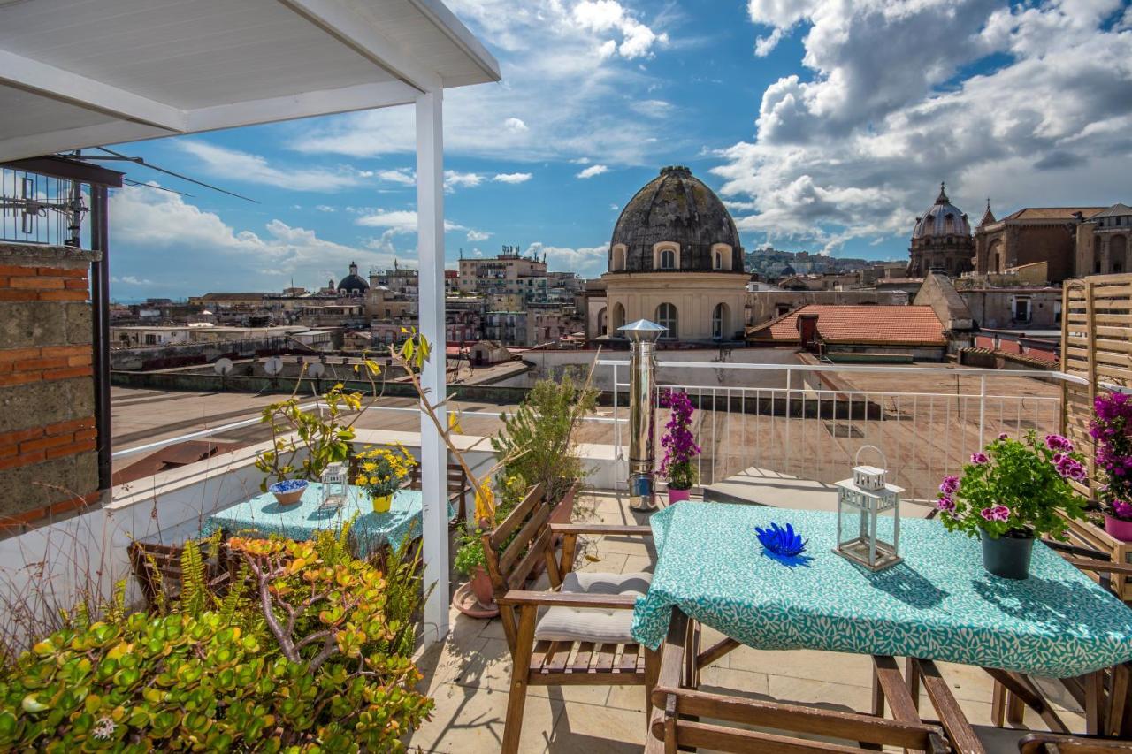 Ferienwohnung Relais Old Naples From A Terrace Exterior foto